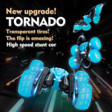 Remote Control Stunt Car, LED and Batteries x 2
