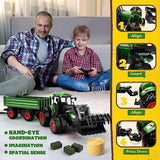 Kids Remote Control Tractor Toy, Farm Vehicle Toys