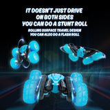 Remote Control Stunt Car, LED and Batteries x 2