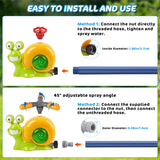 Uarzt Water Sprinkler Baseball Toy for Kids Outdoor Play