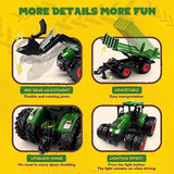 Kids Remote Control Tractor Toy, Farm Vehicle Toys