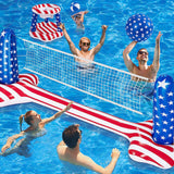 10.4' Pool Volleyball Set - Inground Pool Floating Toys