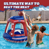 47" Larger Swimming Pool Basketball Hoop Set