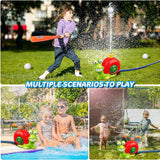 Uarzt Water Sprinkler Baseball Toy for Kids Outdoor Play