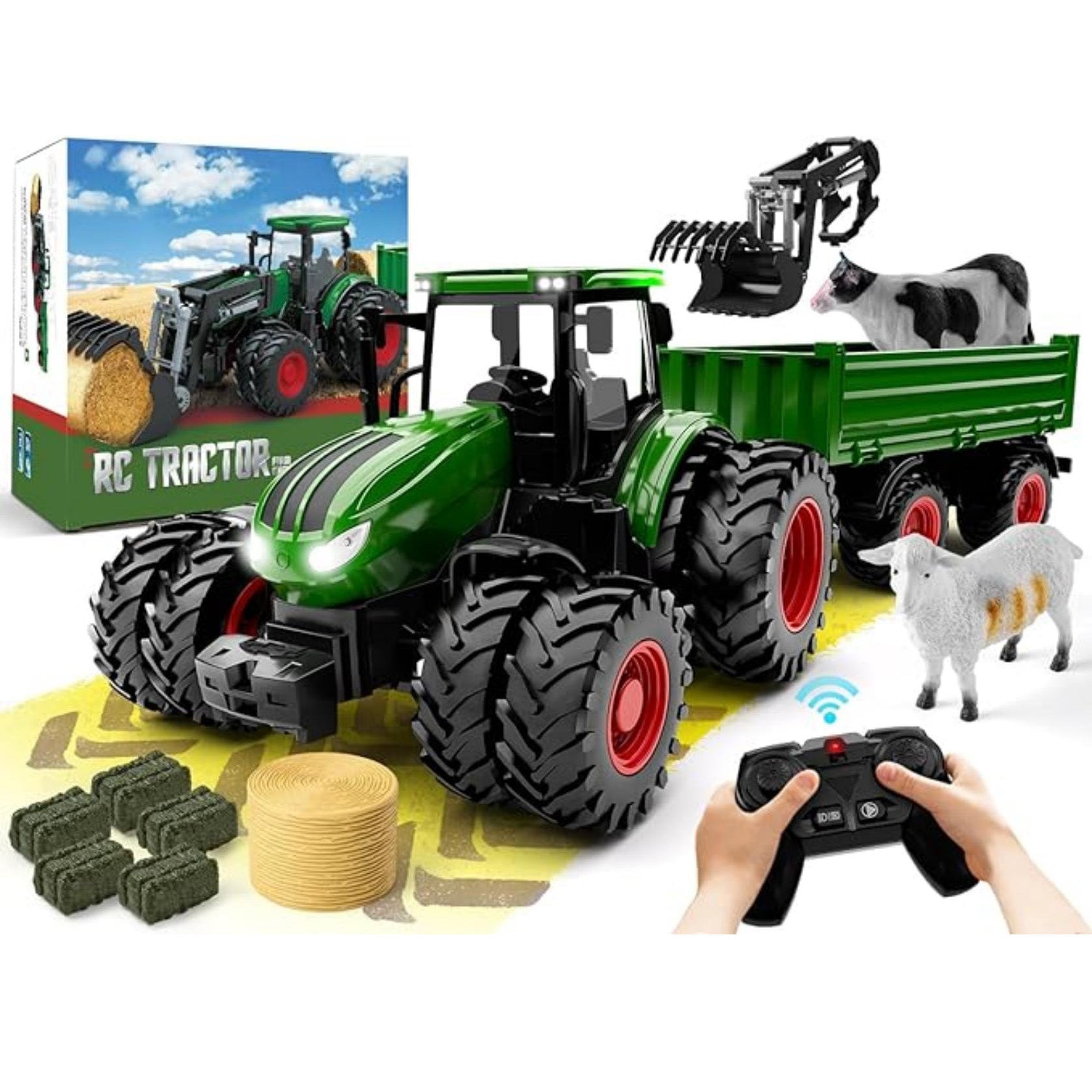 Kids Remote Control Tractor Toy, Farm Vehicle Toys – UARZT