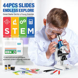 58-pcs Microscope Kit for Kids 5-12